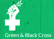 Green & Black Cross